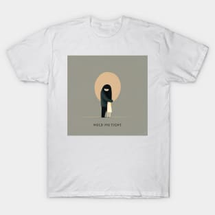 [AI Art] Hold me tight, Minimal Art Style T-Shirt